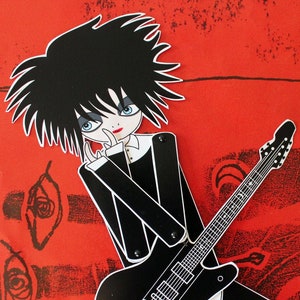 Robert Smith The Cure articulated paper doll