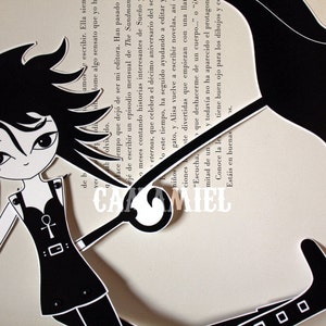 Sandman Death of the Endless articulated paper doll Neil Gaiman image 3