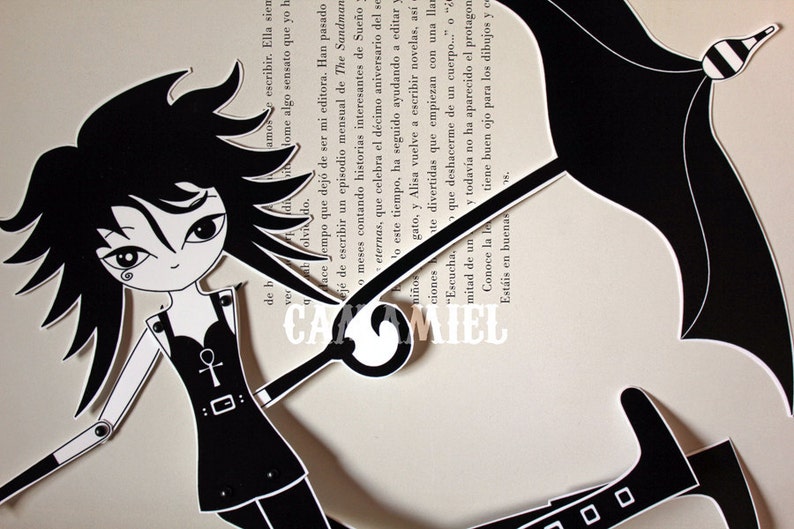 Sandman Death of the Endless articulated paper doll Neil Gaiman image 3