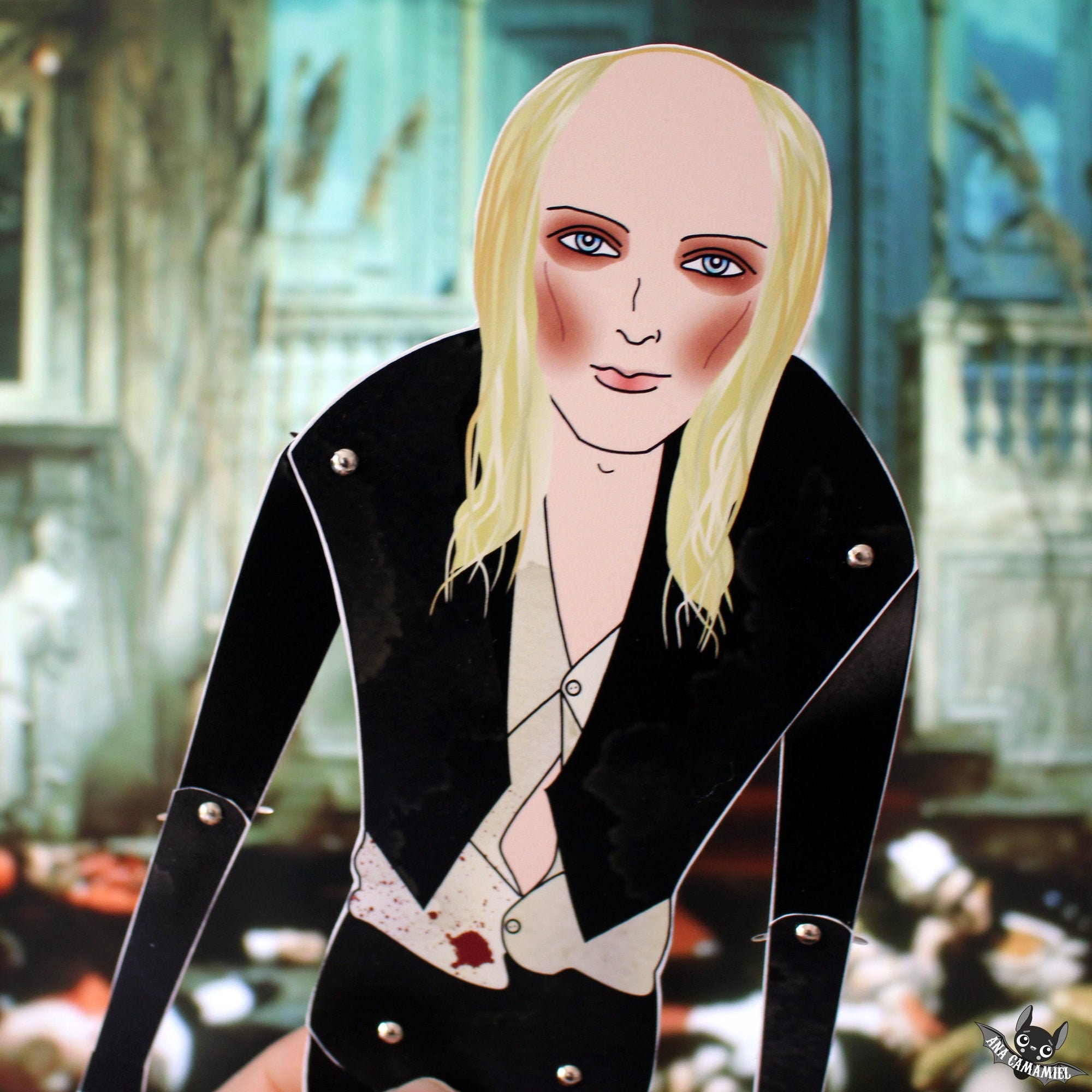 The Rocky horror picture show Riff Raff articulated paper doll Richard O'Brien