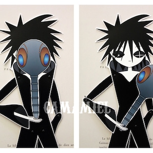 Sandman Dream of the Endless Morpheus articulated paper doll