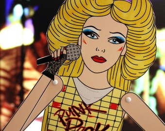 Hedwig and the angry inch articulated paper doll John Cameron Mitchell