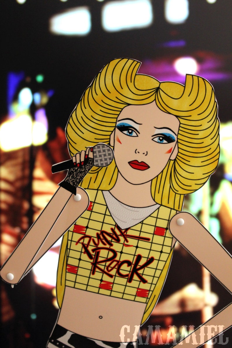 Hedwig and the angry inch articulated paper doll John Cameron Mitchell image 1