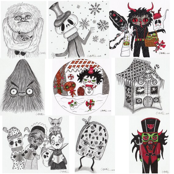 Featured image of post Krampus Drawing Cute Check out our cute krampus selection for the very best in unique or custom handmade pieces from our monsters shops