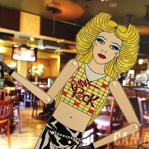 Hedwig and the angry inch articulated paper doll John Cameron Mitchell image 4