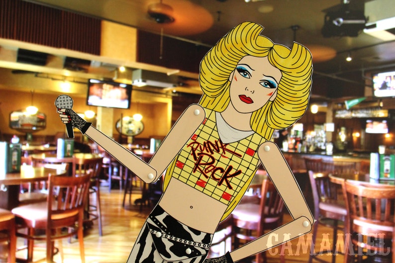 Hedwig and the angry inch articulated paper doll John Cameron Mitchell image 4