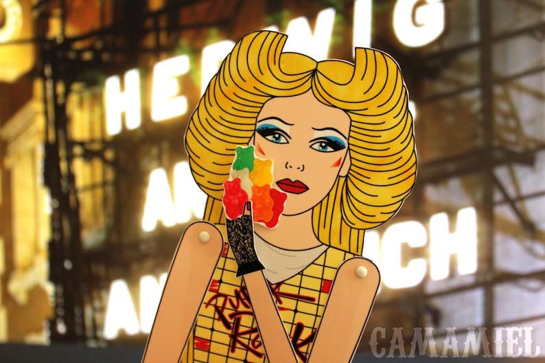 Hedwig and the angry inch articulated paper doll John Cameron Mitchell image 2