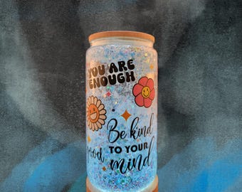Snow Globe Glass Tumblers