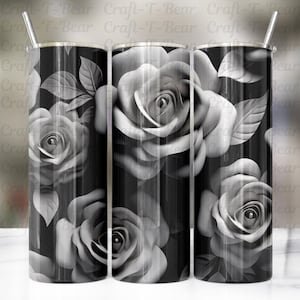 Roses Glow in the Dark 20oz Tumblers