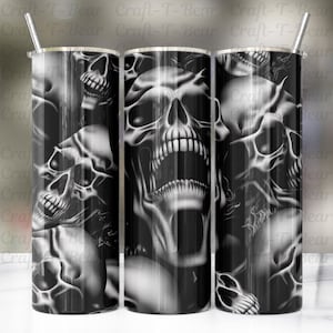 Skulls Glow in the Dark 20oz Tumbler