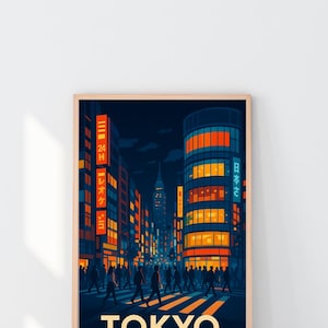 Tokyo Print, Japan Wall Art, Tokyo Wall Art, Tokyo Travel Print,Birthday Present, Wedding Gift, Travel Decor, Travel Wall Art, Japan Print