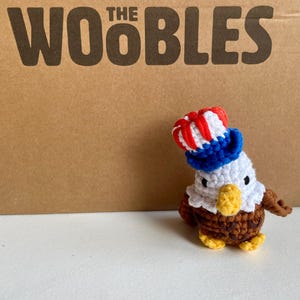 Eagle - Made from the Woobles kits - Physical Item!