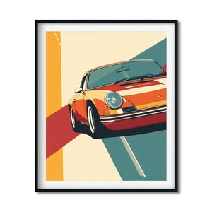 Porsche 911 Targa Poster: GT3 Car Wall Art (Digital Download)