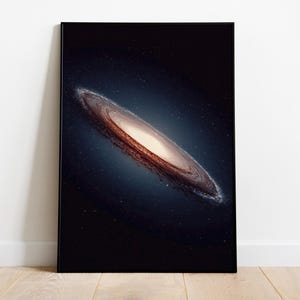 Sombrero Galaxy Poster, Messier 104 Weltraum Druck, NASA Deep Sky Art, Galaxy Core Wanddekor, Digitaler Kosmos Download, Spiralgalaxie Foto