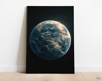コレクションポスター　地球　印刷物　アートポスター Amazon.co.jp: 月から見た地球のポスター ポスター装飾絵画キャンバス