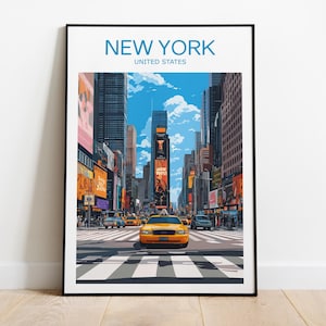 New York City travel Poster, United States, Statue of Liberty, New York print, New York poster, Wedding gift, Custom Text, Personalised Gift