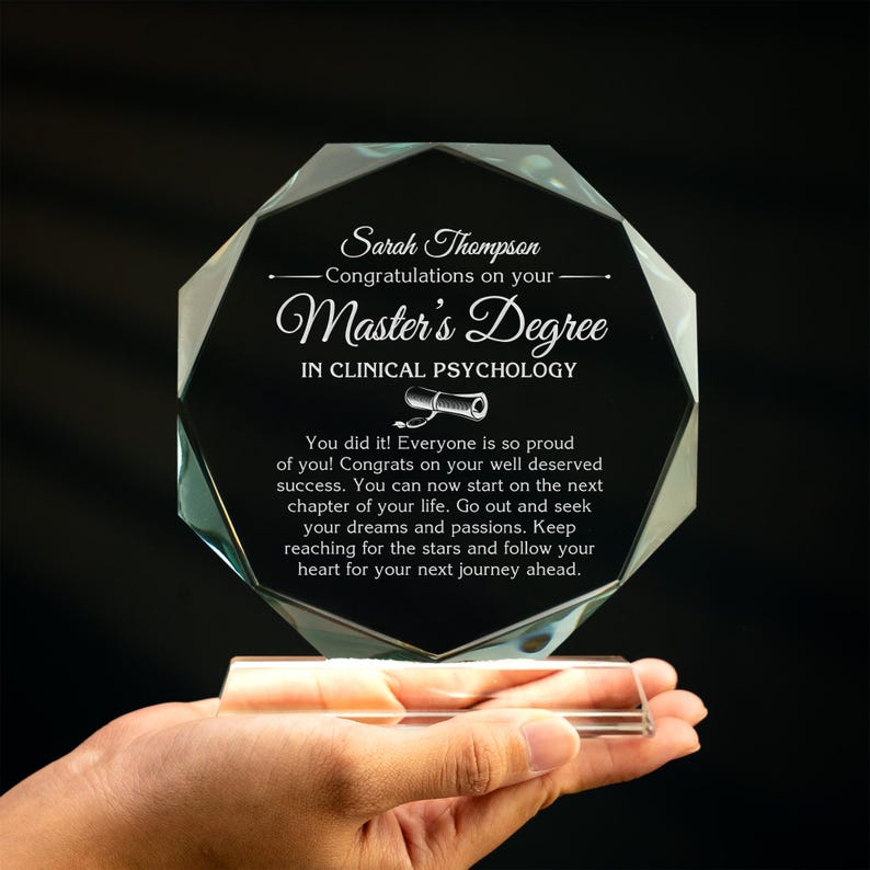Octagonal Graduation Caps Custom Master's Degree Graduation Gift, Personalized New Masters ...