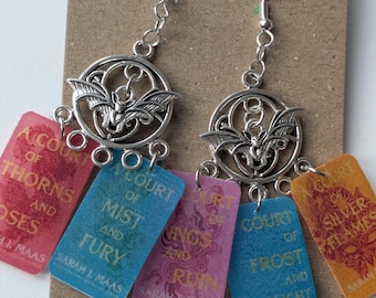 Acotar Book Cover Earrings