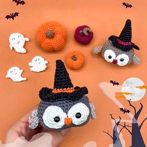 Owl Crochet Amigurumi Pattern - Cute Baby DIY Plush Toy, Easy Crochet Instructions & Perfect Gift for Kids