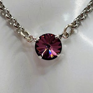 Crystal necklace &quot;Marni&quot; Austrian crystal Gift for her Special event Wedding jewelry Occasion Womens jewelry Unique Handcrafted necklace