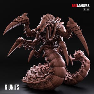 Swarnids 6 units - Red Makers | 3d Printed Tabletop Miniatures Kill Squad Ravener Brood Warhammer40k Imperial Guard Chaos Space Marines
