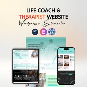 Kit de plantillas Elementor para coaches de vida: Diseño web para consultoría y terapia