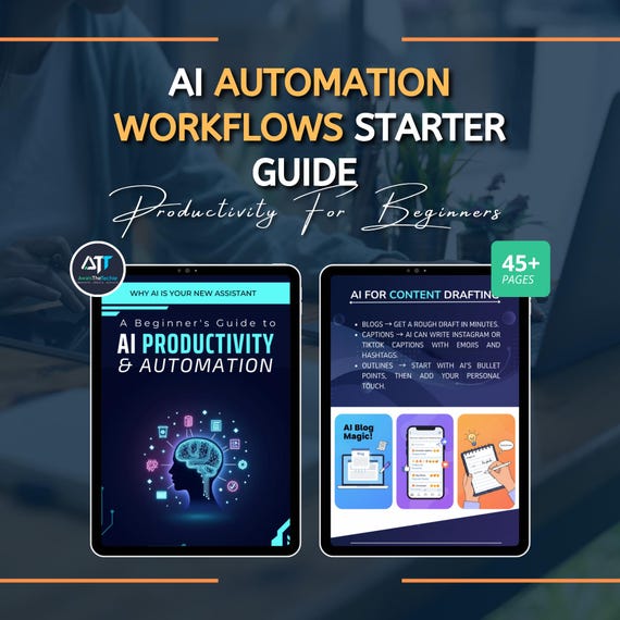 AI Productivity & Automation Guide for Beginners (PDF Ebook)