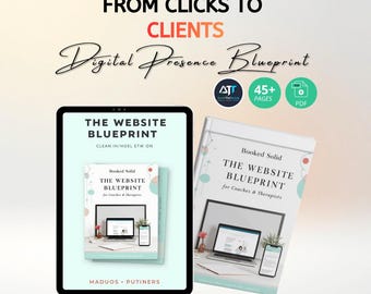Website Blueprint eBook for Coaches & Therapists: High-Converting Website Guide (PDF Download)