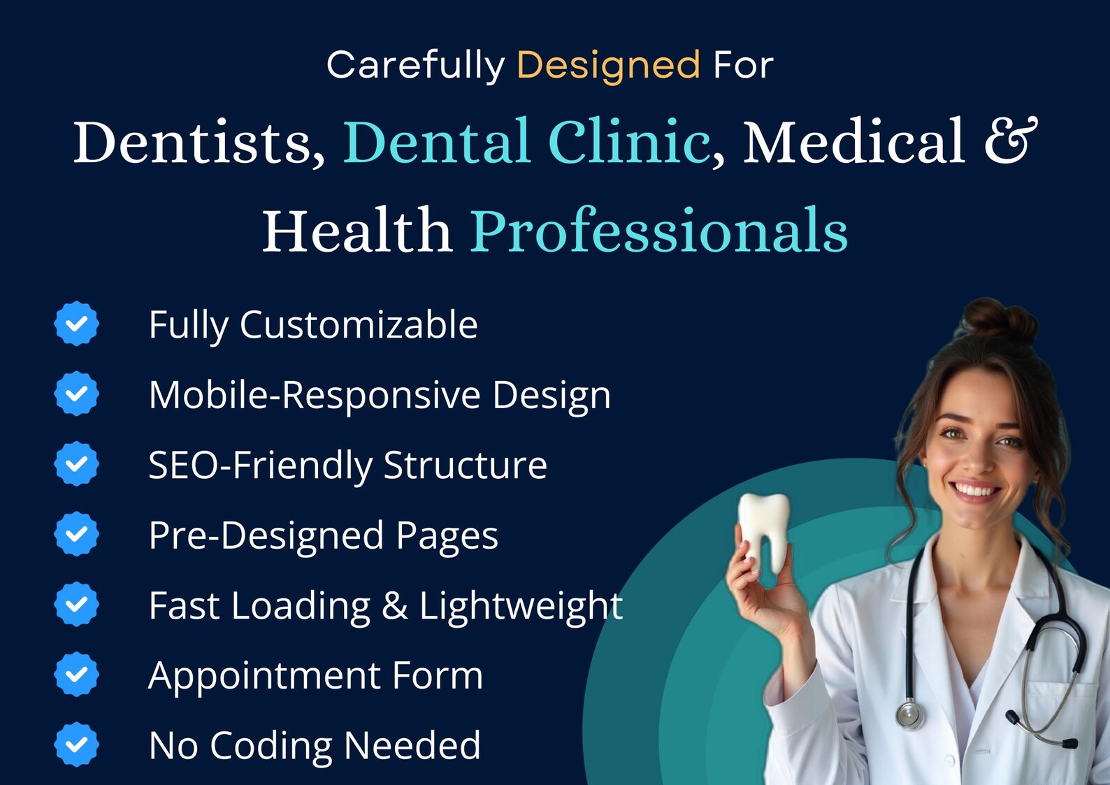 Dentisqo Dentist Website Template Orthodontist Wordpress Theme