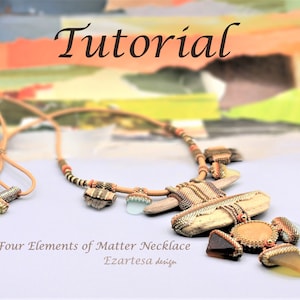 Beaded Beachcomber Necklace Tutorial: Seed Bead Pattern (PDF)