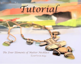 Beaded Beachcomber Necklace Tutorial: Seed Bead Pattern (PDF)