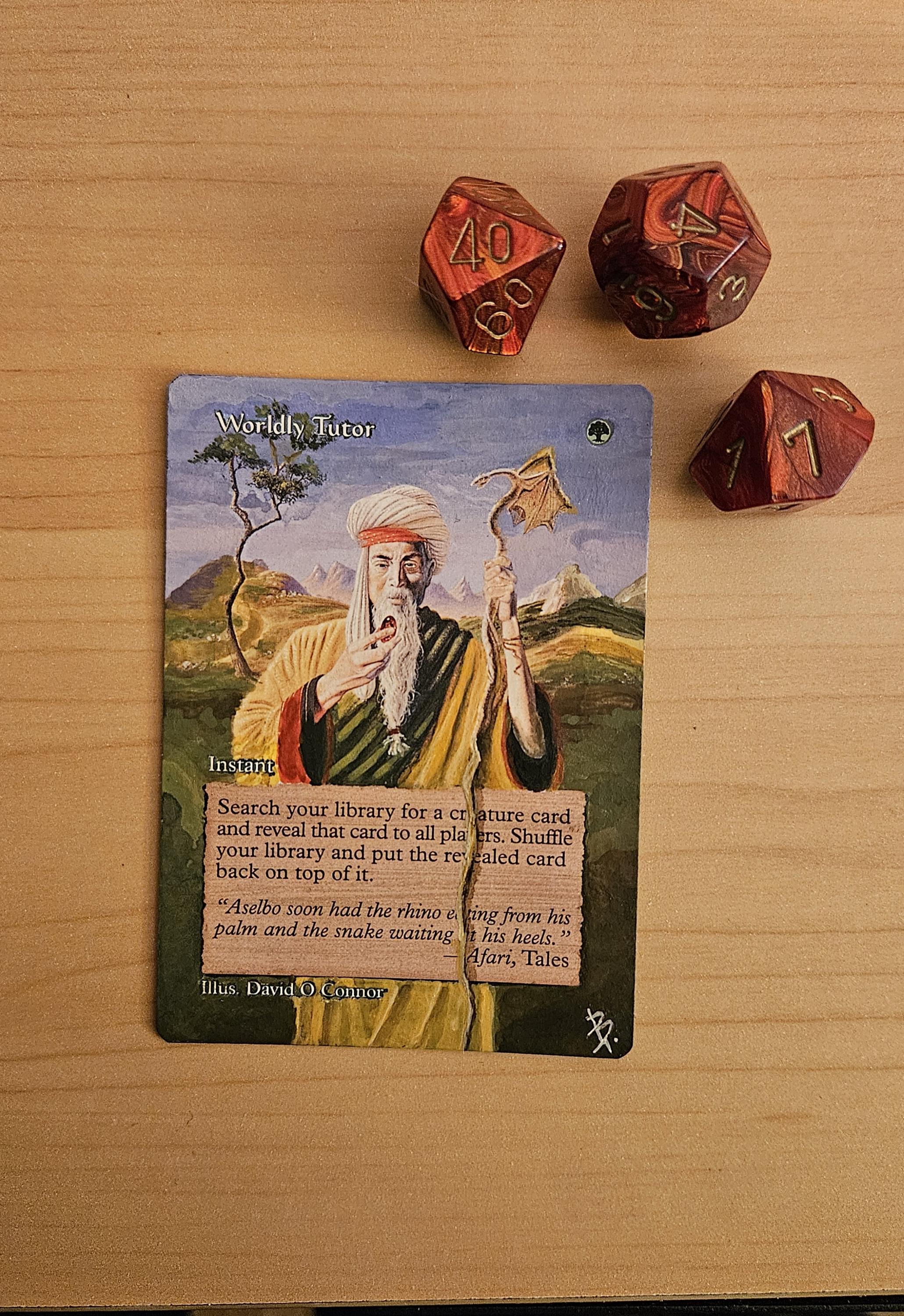 Worldly Tutor - Alter Extension - Etsy
