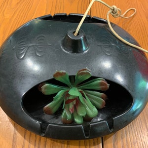 Vintage MCM Ceramic Hanging Ash Tray