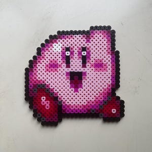 Kirby Kirby Super Star Perler Beads SNES Nintendo Retro Sprite Pixel Art