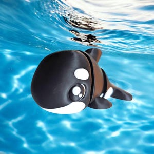 Baleia Orca Flexi Impressa em 3D