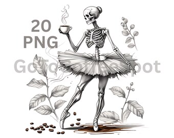 Retro Dancing Skeletons Shirt Png, Vintage Skeleton Shirt Design Png, Halloween Skeleton Ballerina Png, Cute Ballerina Skeleton Halloween