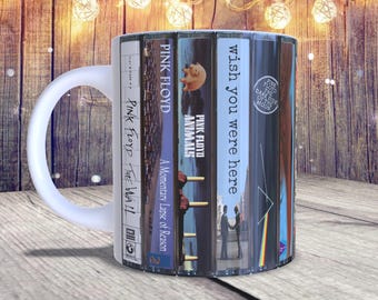 taza de casete de Pink Floyd