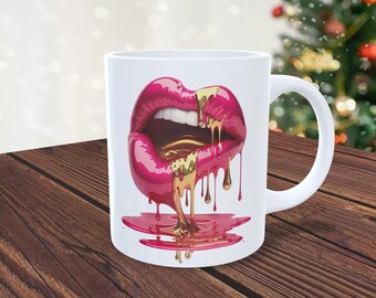 taza de labios sexys
