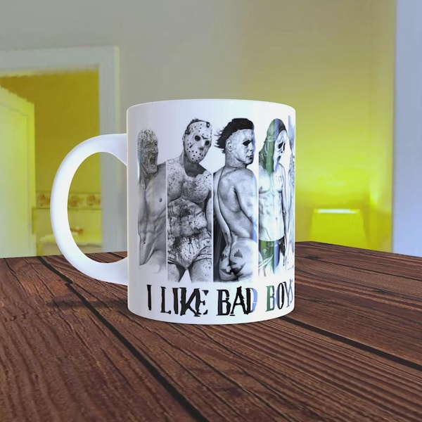 I like bad boys mug