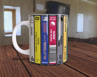 Taza de casete Queen