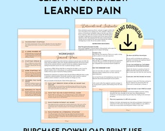 Learned Vocal Pain Worksheet | SLP Therapy Tools (Digital Download)
