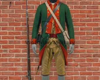 Men's Revolutionary War Officer Uniform: Colonial Wool Costume