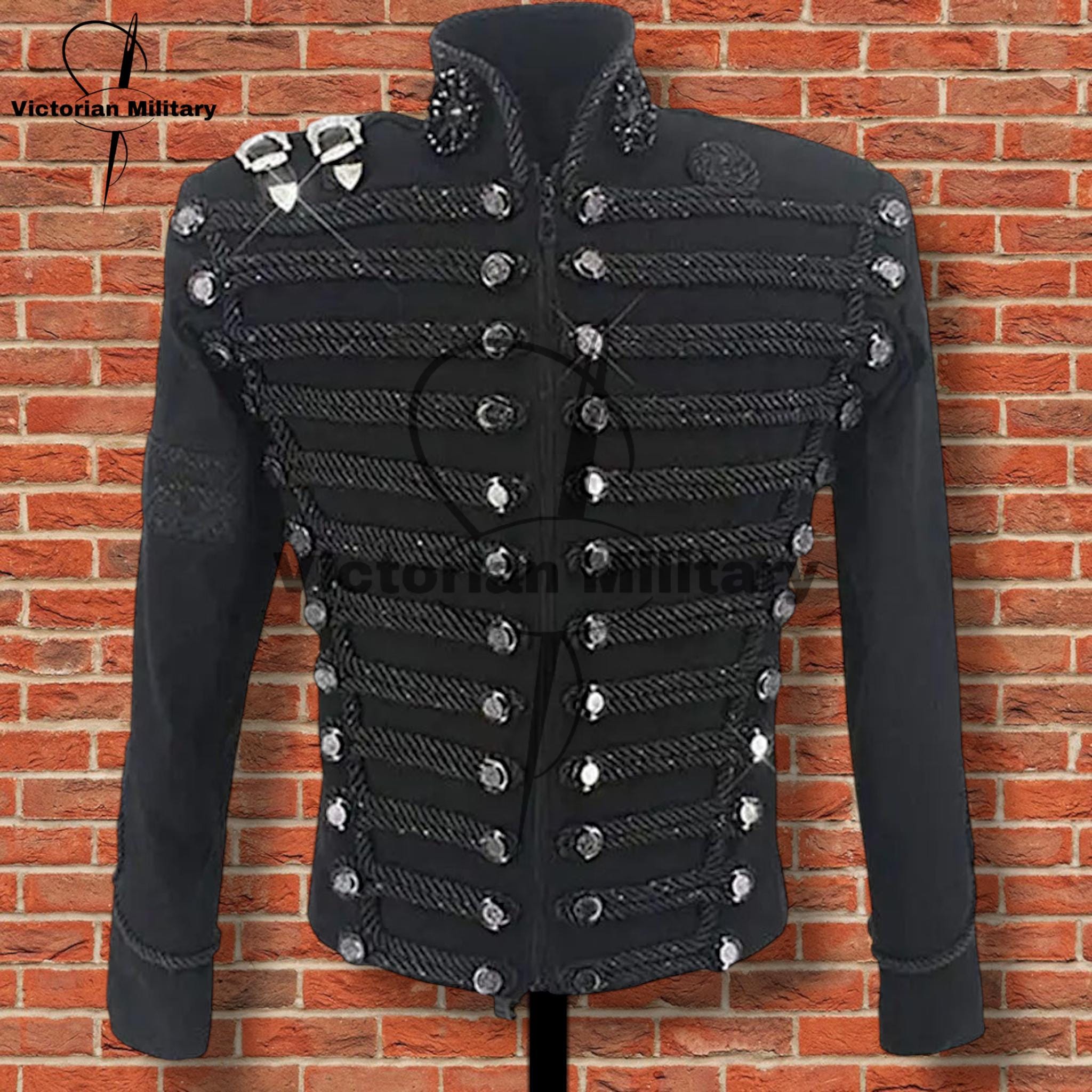 Michael Jackson Style Hussar Jacket: Braided Military Jacket - Etsy