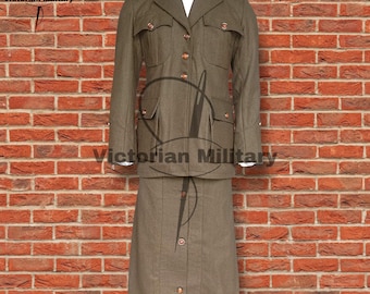 第二次世界大戦時の陸軍看護師用ウール製制服：米国女性医療部隊