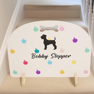 Personalized Dog Stopper, Customised Dog Stair Gate, Free Standing Wooden Dog Gate, Pet Door Stopper, Sausage Dog Stopper, Gift for Dog Mom
