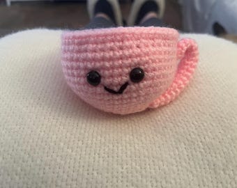 Taza de café amigurumi, pequeña, múltiples opciones