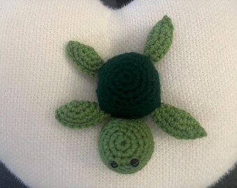 Tortuga amigurumi, pequeña