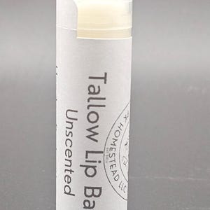 Moisturizing Tallow & Beeswax Lip Balm