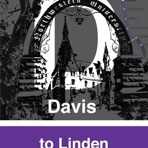 CTA L Stop Sign: Davis (Purple Line) - UPDATED
