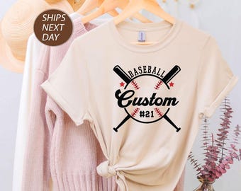 Custom Baseball Team Tshirt,Comfort Colors Baseball Game Tshirt,Baseball Player School Tshirt,Baseball Game, Baseball Team Name Tshirt,E85
